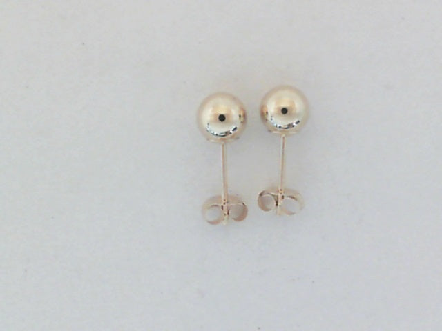 Yellow Gold 5 mm Ball Studs