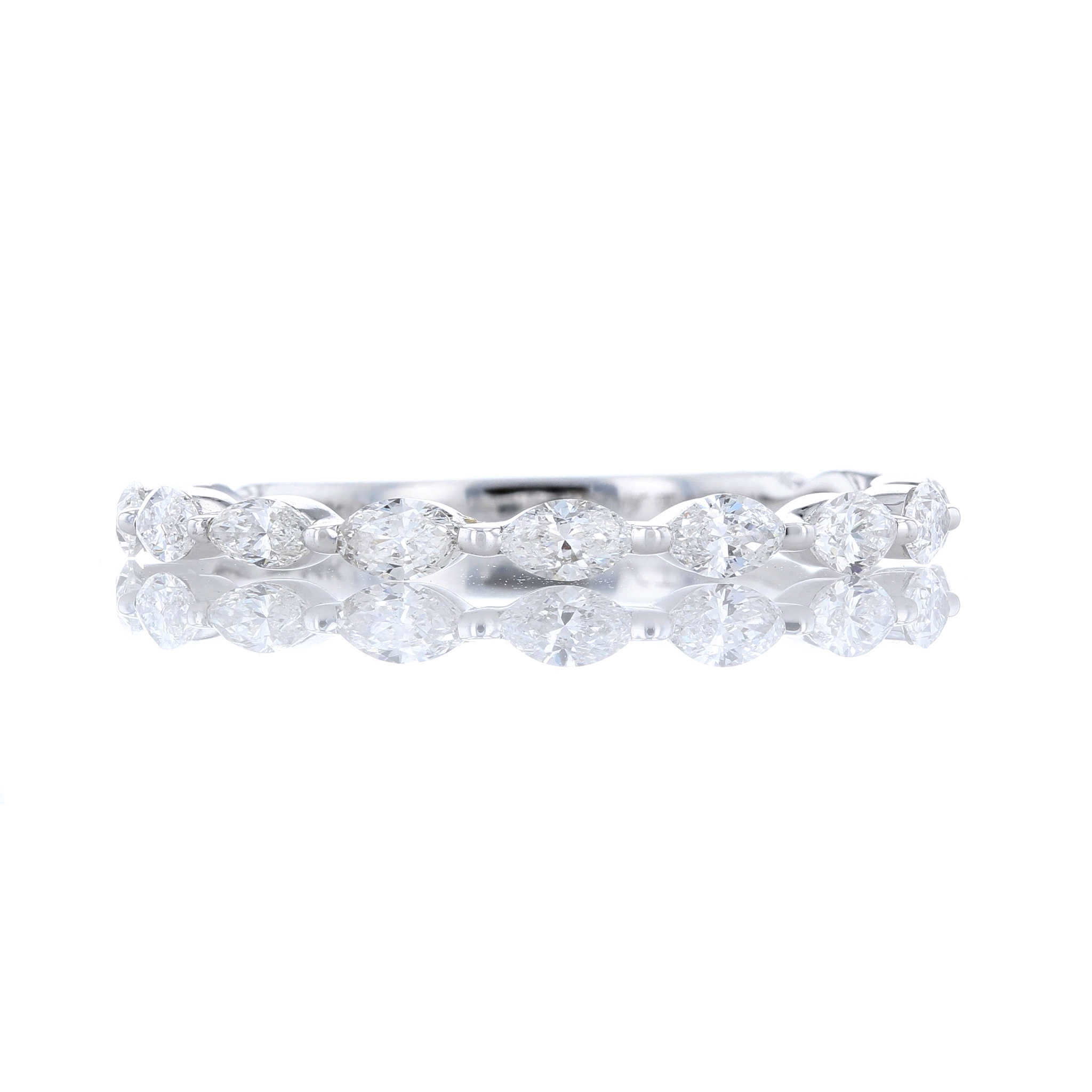 Marquise Floating Diamond Band | Fox Fine Jewelry