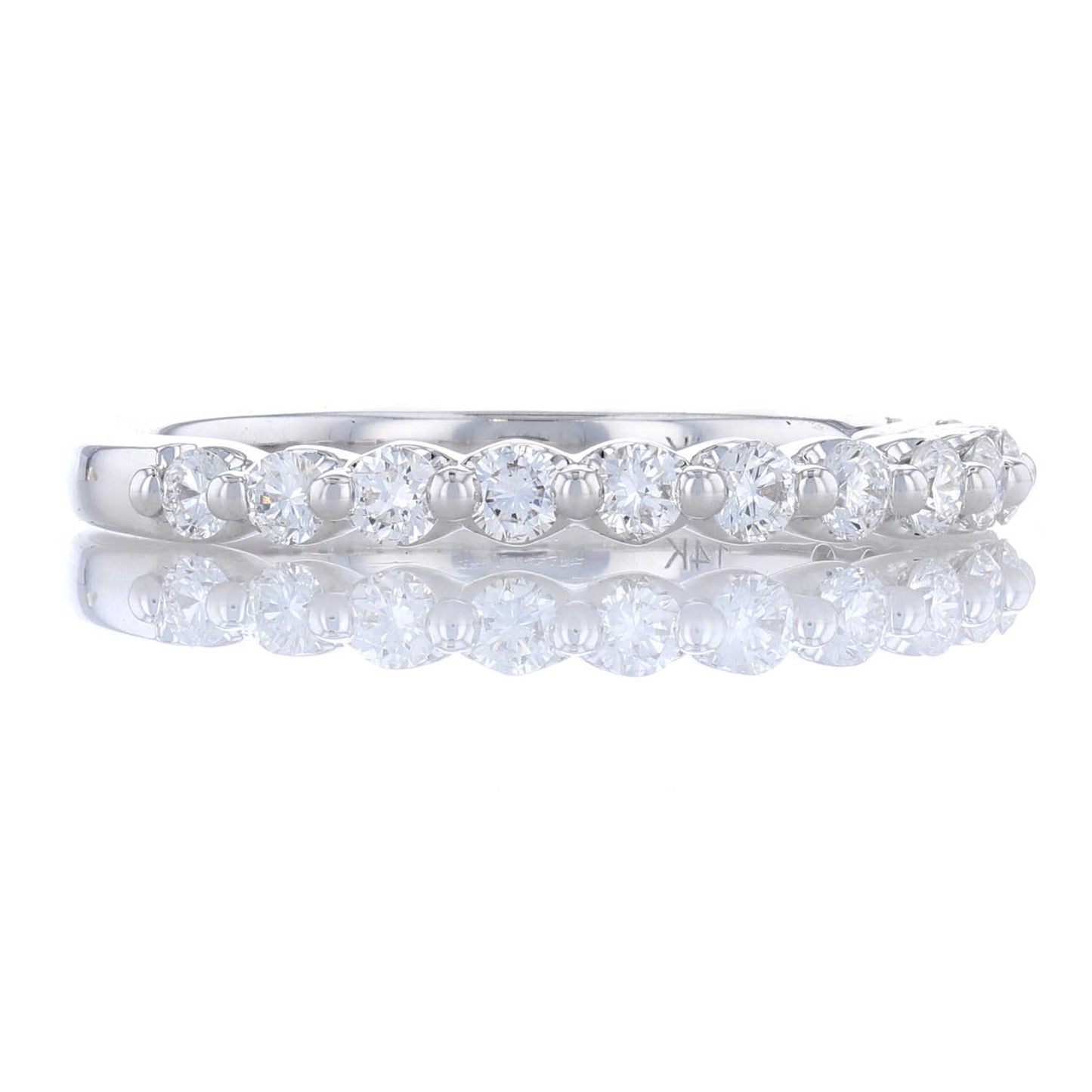 Floating Round Diamond Band