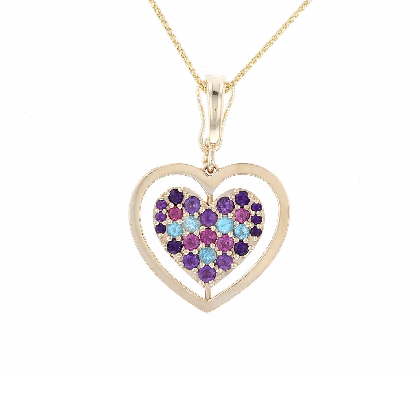 Spinning Heart Necklace