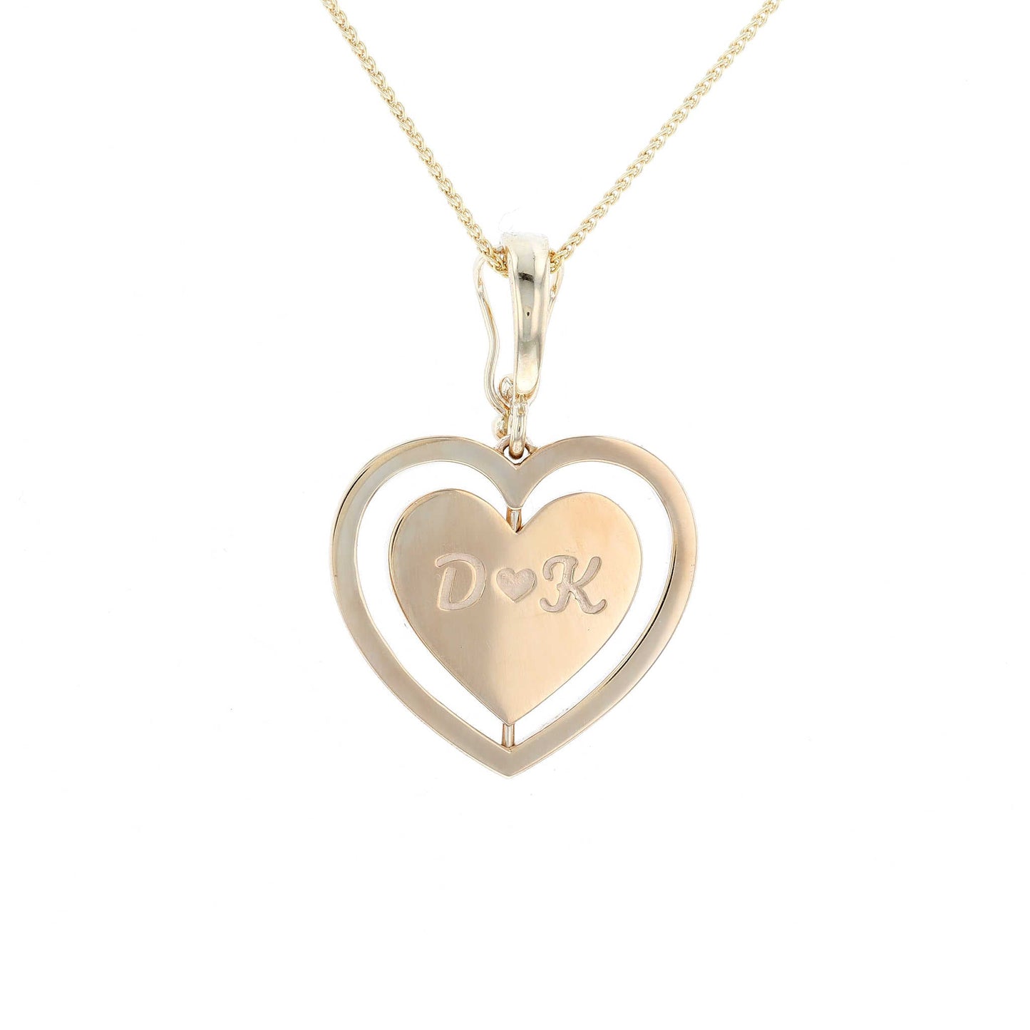 Spinning Heart Necklace