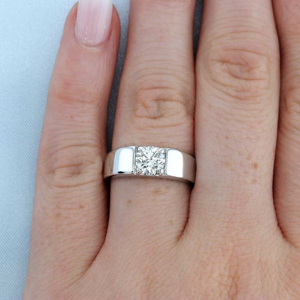 Wide Diamond Ring