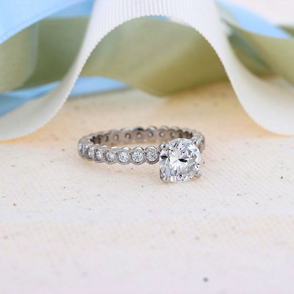 Platinum Eternity Engagement Ring